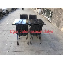 Metal masa sandalye takımı 