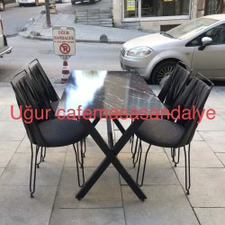 Metal masa sandalye takımı 